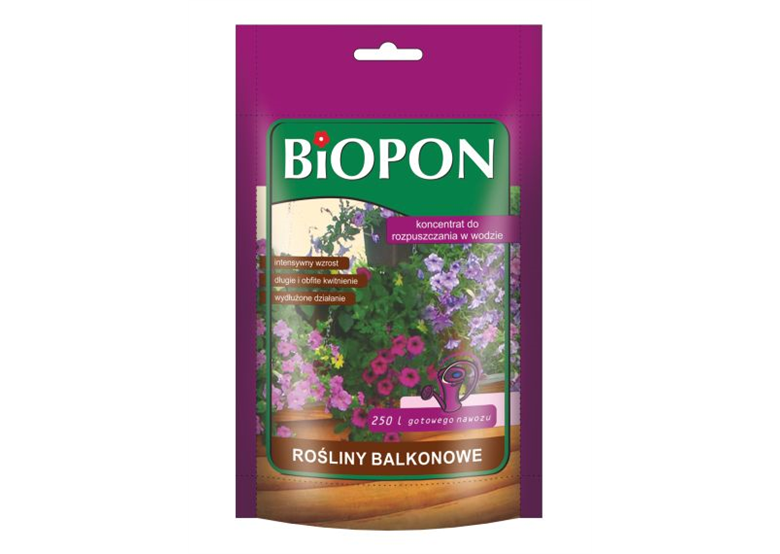 Koncentrat rozpuszczalny do roślin balkonowych 250g Biopon 247 A