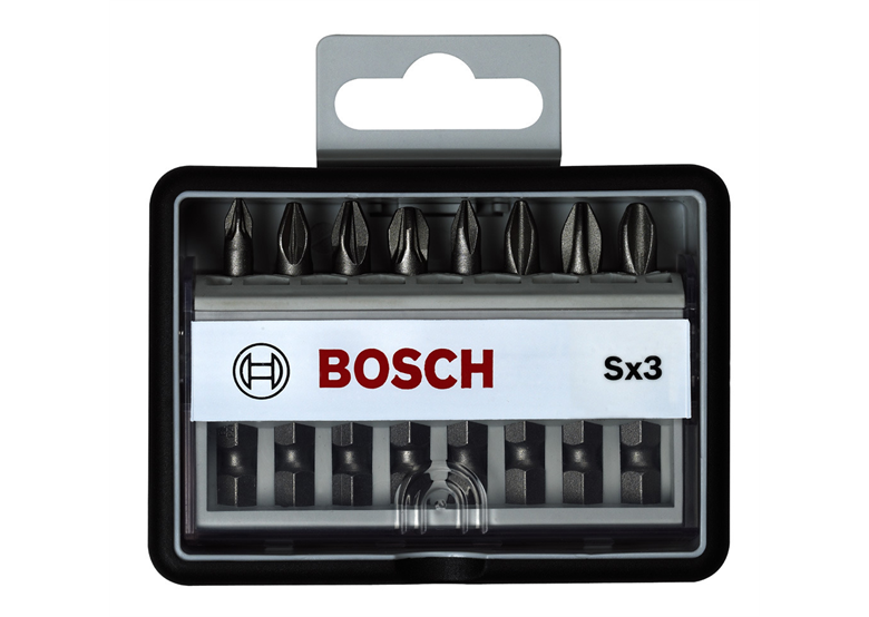 8-częściowy zestaw końcówek wkręcających Robust Line Sx Extra Hart 49 mm, 8 częś Bosch 2607002558