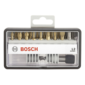 18+1-częściowy zestaw końcówek wkręcających Robust Line L Max Grip 25 mm, 18+1 c Bosch 2607002582