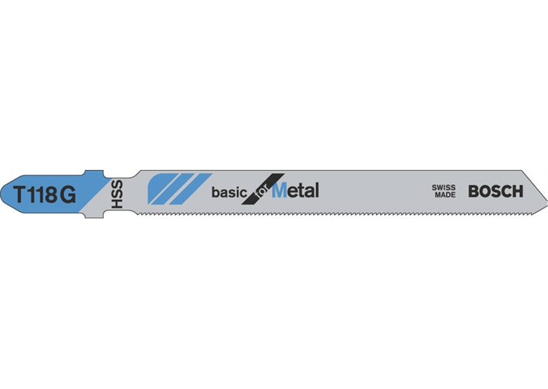 Brzeszczot do wyrzynarek T 118 G Basic for Metal Bosch 2608631012