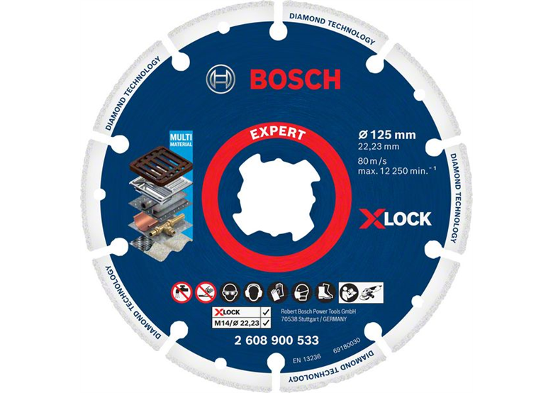Tarcza tnąca X-LOCK 125x22,23mm Bosch 2608900533