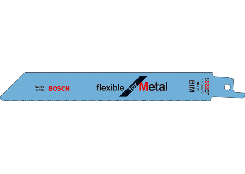 Brzeszczot do piły szablastej Flexible for Metal, 5szt. Bosch S 922 EF