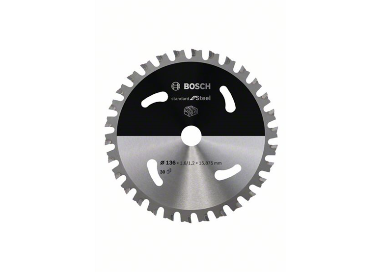 Piła zębata 136x15.9mm, 30 Bosch Standard for Steel