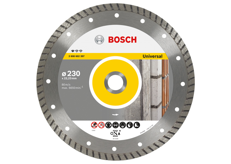 Diamentowa tarcza tnąca 230x22,23x2,5mm Bosch Standard for Universal Turbo
