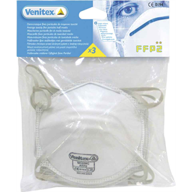 Półmaska z filtrem FFP2 3 sztuki rozmiar regulowany DeltaPlus Venitex M3FP2