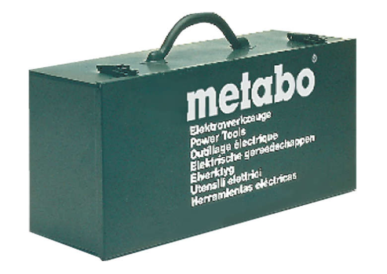Skrzynka narzędziowa z blachy stalowej do szlifierek dwuręcznych Metabo 623874000
