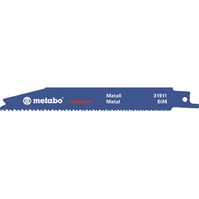 Brzeszczot szablasty Pionier BiM Progressive 130 mm, 2 szt, - metal Metabo 631911000