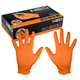 Rękawiczki nitrylowe, pomarańczowe, 50 sztuk, rozmiar L Neo 97-690-L