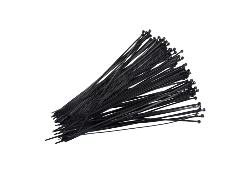 Opaski zaciskowe nylon czarne, 2.5x200mm, 100szt. Proline 59120C