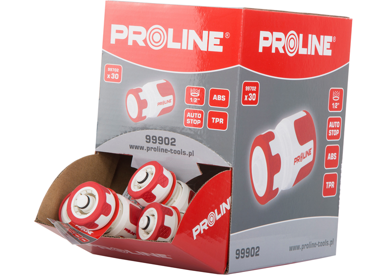 Zestaw szybkozłącze ze stopem 1/2 30szt. premium Proline 99902
