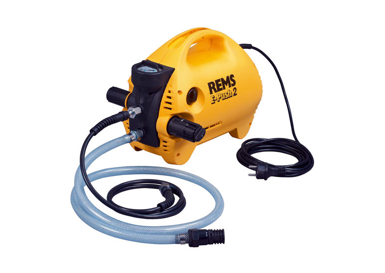 Elektryczna pompa kontrolna do sprawdzania ciśnienia i szczelności instalacji Rems 115500 E-Push 2