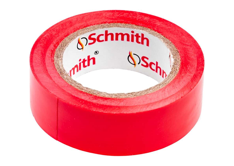 Taśma izolacyjna czerwona 10m Schmith STIR-01