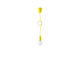Lampa wisząca DIEGO 1 żółta Sollux Lighting Nickel