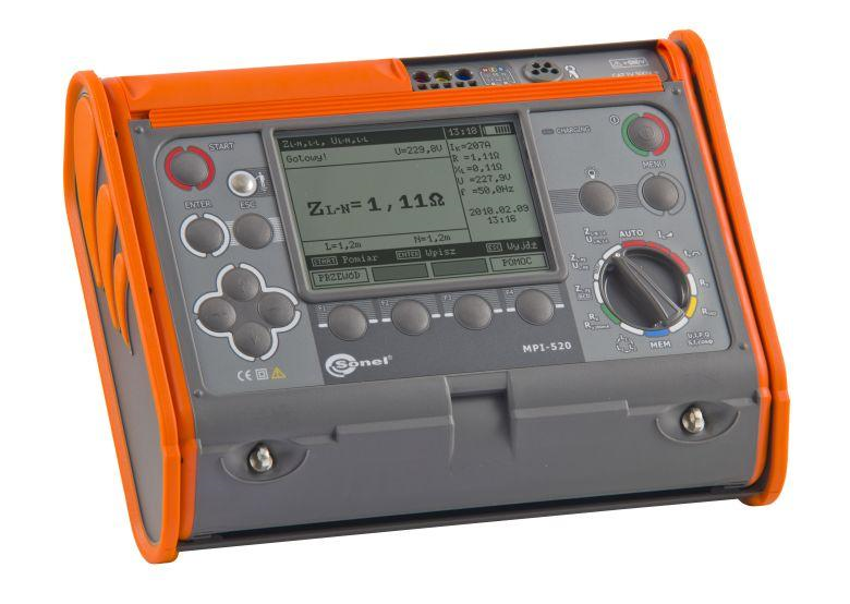 Miernik parametrów instalacji elektrycznej wielofunkcyjny Sonel MPI-520