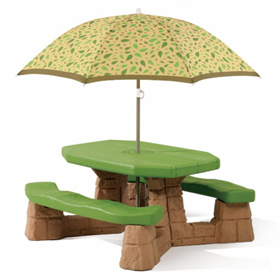 Stolik piknikowy z parasolem Step2 7877