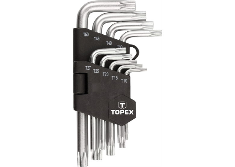 Klucze Torx T10-T50, 9szt. Topex 35D960
