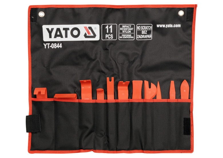 Zestaw ściągaczy do tapicerki 11-częściowy Yato YT-0844