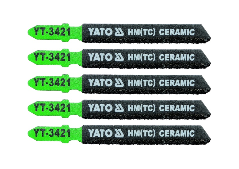 Brzeszczot do wyrzynarki ceramika typ t 5 sztuk Yato YT-3421
