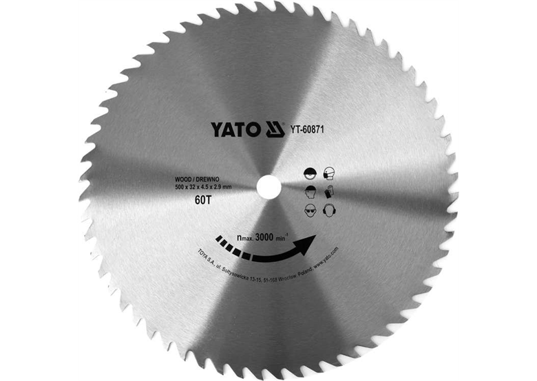 Tarcza do drewna 500mm Yato YT-60871