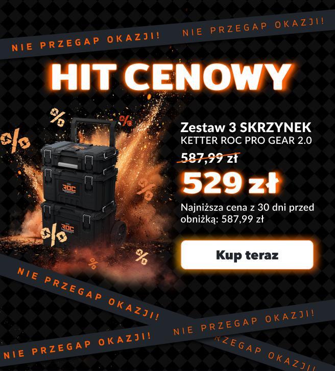 Zestaw 3 skrzynek Keter supercena SG