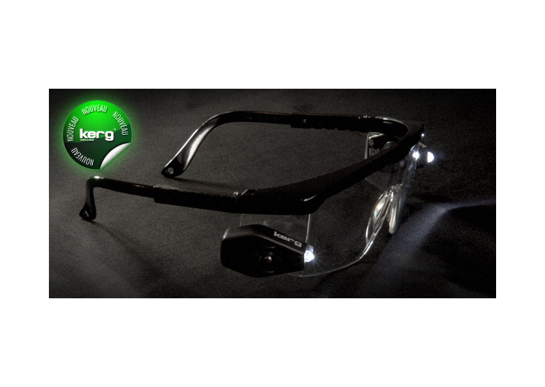 Okulary ochronne z diodami LED Acar Kerg