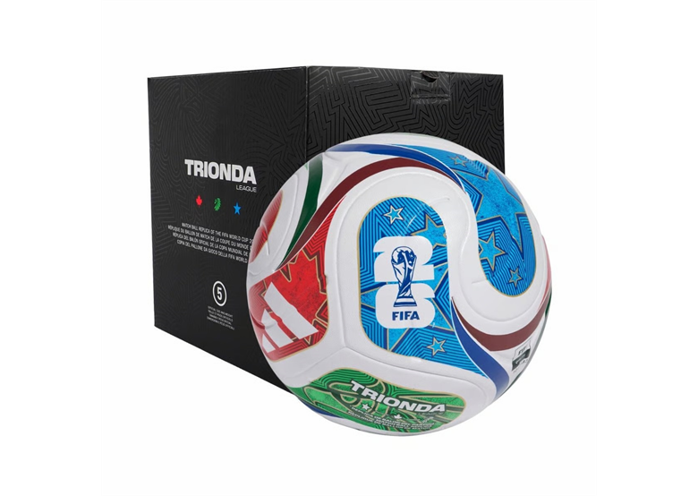 Piłka nożna Mistrzostw Świata 2026 TRIONDA BOX, League, WC2026, rozmiar 5 Adidas JD8045