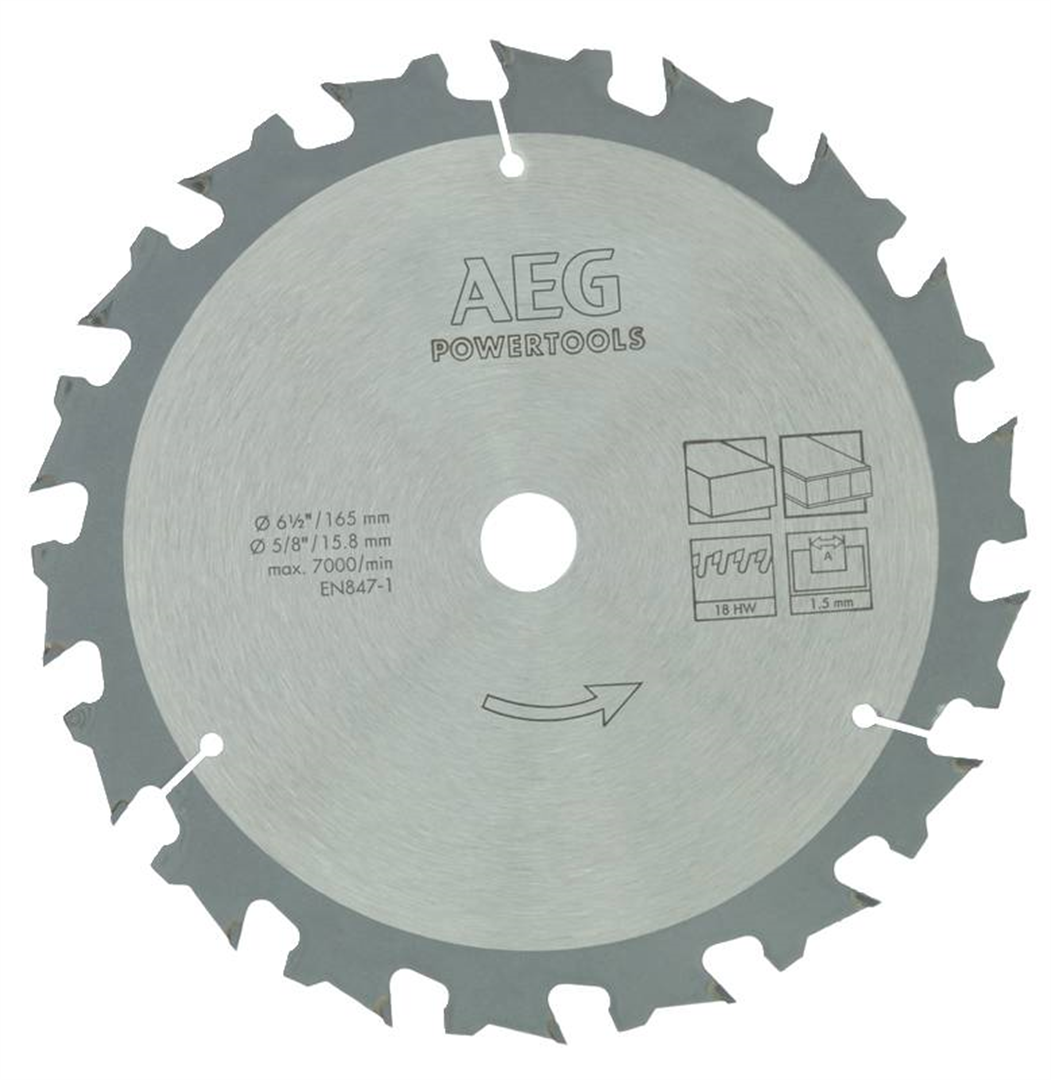 Milwaukee CSB P W 165x15.87x1.6x24 ATB Käsisirkkelin terä - verkkokauppa
