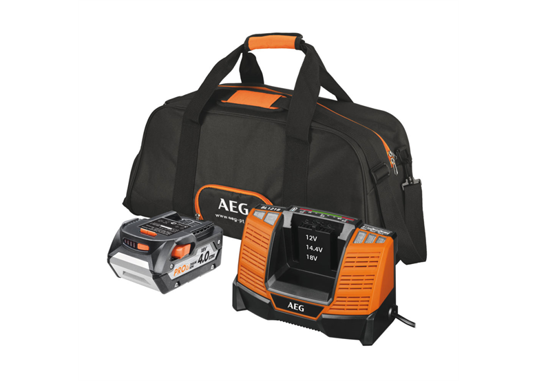 Akumulator 18V 4,0Ah i ładowarka AEG L1840BL