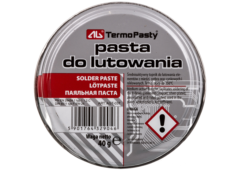 Pasta lutownicza AG Termopasty AGT-037