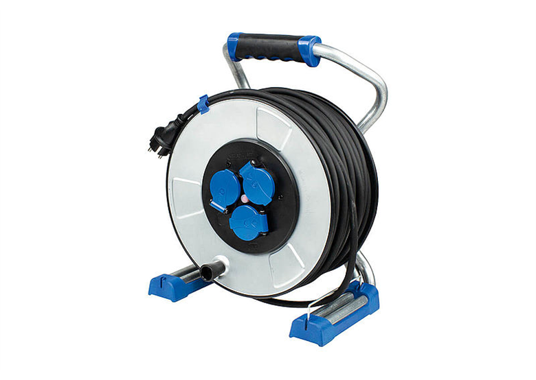 Przedłużacz bębnowy 40m 3G1,5 neopren, metalowy AS-Schwabe AS822729