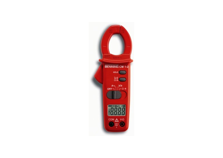 CM 1-2 cyfrowy cęgowy miernik prądu z akcesoriami Benning BG044062