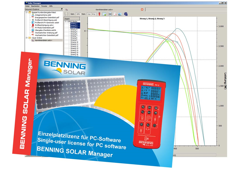 Oprogramowanie do PV1 Solar Manager Benning BG050423