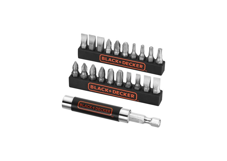 Zestaw bitów, 21 elementów BlackDecker A7074