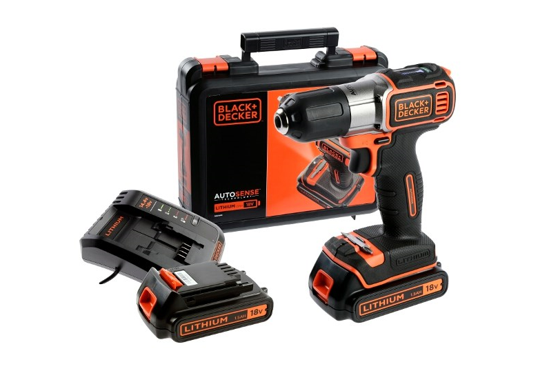 Wiertarko-wkrętarka akumulatorowa BlackDecker ASD18KB