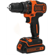 Wiertarko-wkrętarka BlackDecker BDCDD186KB