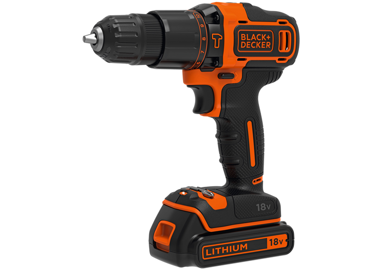 Wiertarko-wkrętarka udarowa BlackDecker BDCHD18K