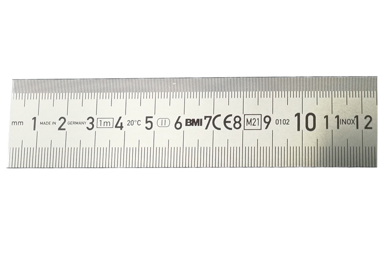 Liniał stalowy półsztywny 1000mm nierdzewny BMI 16-203-30