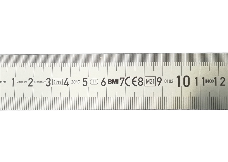 Liniał stalowy półsztywny 1000mm nierdzewny BMI 966100030