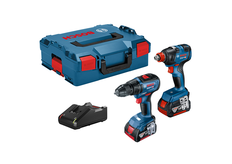 Zestaw elektronarzędzi 18V Bosch 06019J2220 2x4.0Ah