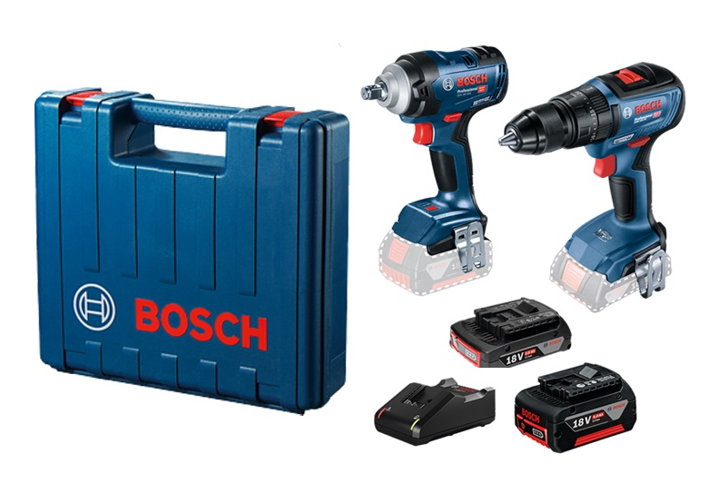 Zestaw elektronarzędzi 18V Bosch 06019K0003 1x2.0, 1x5.0Ah