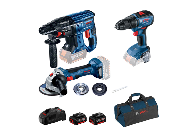 Zestaw elektronarzędzi 18V Bosch 0615990M32 2x5.0Ah