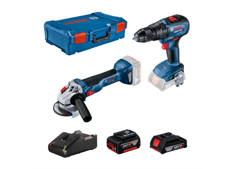 Zestaw elektronarzędzi 18V Bosch 0615990M9K 1x5.0Ah, 1x2.0Ah