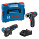 Zestaw elektronarzędzi 12V Bosch 0615990N2U 2x2.0Ah