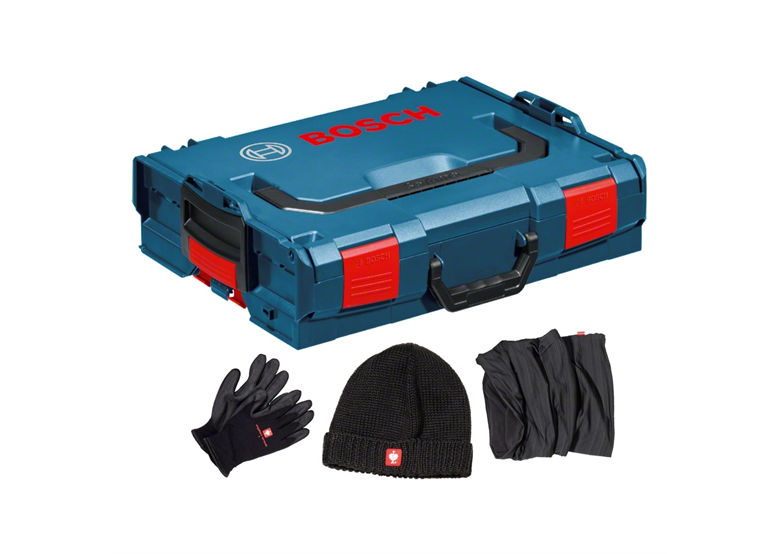 Walizka L-BOXX 102, czapka, komin i rękawiczki Bosch 06159940MD
