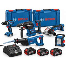 Zestaw narzędzi akumulatorowych 18V Bosch 0615A5007S 3x5.0Ah