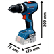 Zestaw narzędzi akumulatorowych 18V Bosch 0615A5007S 3x5.0Ah