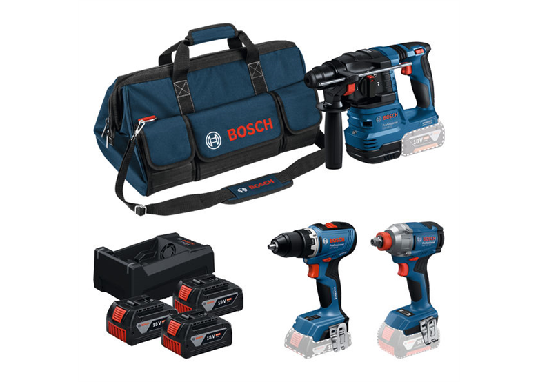 Zestaw narzędzi 18V Bosch 0615A50093 3x5.0Ah