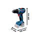 Zestaw narzędzi 18V Bosch 0615A50093 3x5.0Ah