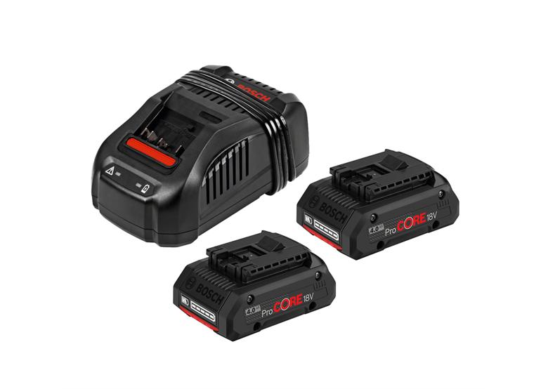Akumulatory 18V 4,0Ah ProCore 2szt. i ładowarka GAL 1880 CV Bosch 1600A016GF