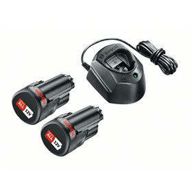 Zestaw startowy 12V: Akumulator 2x1.5Ah PBA1220 + Ładowarka GAL 1210 CV Bosch 1600A01L3E